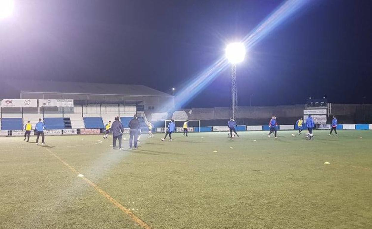 El Arroyo CP durante uno de sus entrenamientos. 