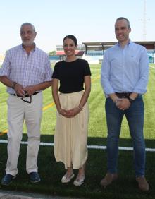 Imagen secundaria 2 - Visita a las nuevas instalaciones del Pabellón Polideportivo. 
