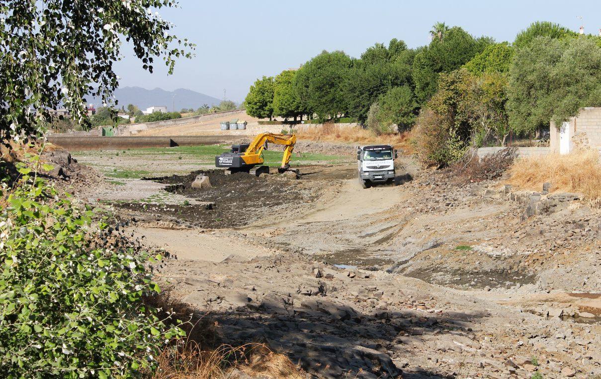 Trabajos en la Quebrada. 
