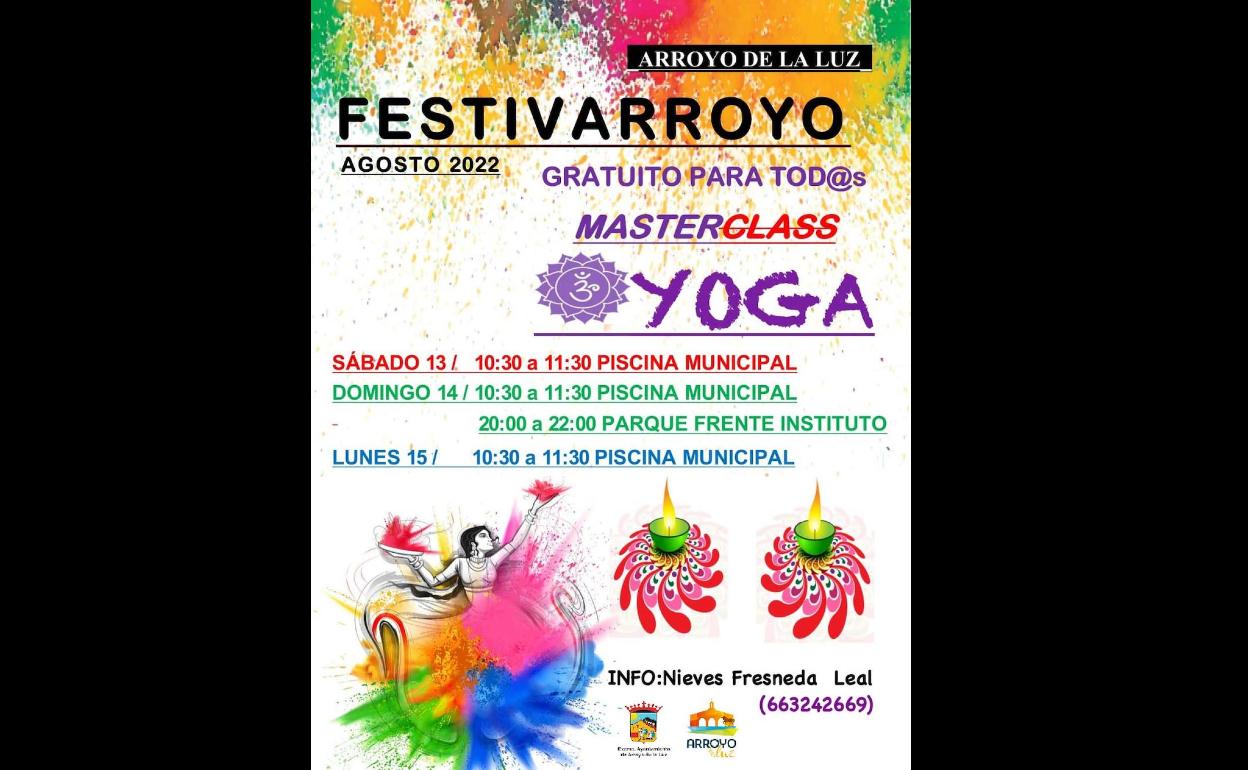 Nieves Fresneda impartirá varias masterclass de yoga al aire libre