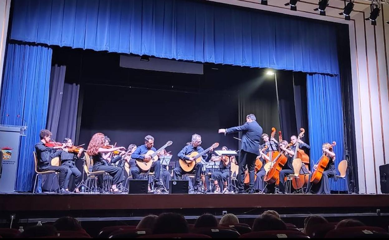 Banda Sinfónica de la Diputación de Cáceres en Arroyo de la Luz. 