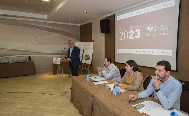 El presupuesto de la Diputación de Cáceres aumenta casi el 2% llegando a los 170 millones