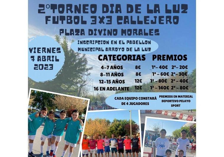 Vuelve el Fútbol 3x3 callejero de Arroyo de la Luz