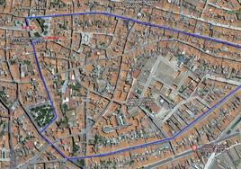 Recorrido de la carrea. Policía Local del Ayuntamiento de Arroyo de la Luz.