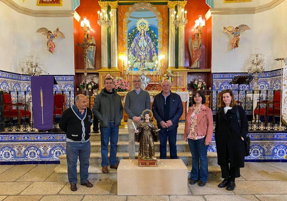 Recibimiento de la imagen en la ermita de Ntra. Sra. de la Luz.