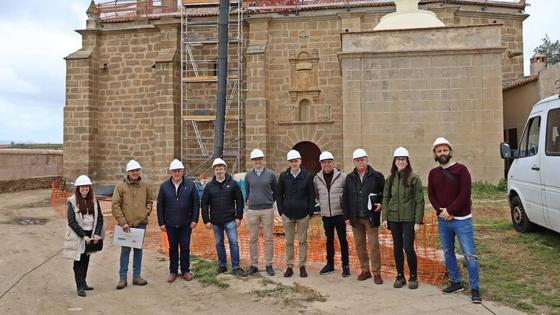 Manuel Mejías, secretario general de Desarrollo Rural y Territorio, visita las obras del convento