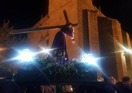 El Nazareno por las calles de Arroyo de la Luz.