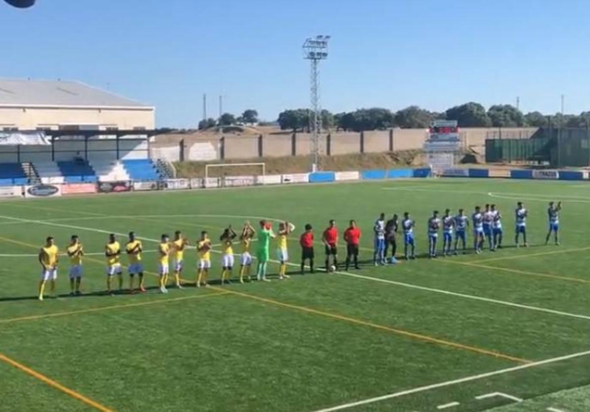 Comienzo del partido.