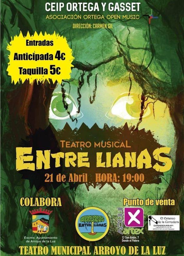 El CEIP Ortega y Gasset presenta en Arroyo de la Luz 'Entre lianas'