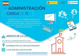 El SEPE prestará servicio en Arroyo de la Luz