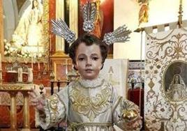 Niño Jesús con el que procesionaron los niños.
