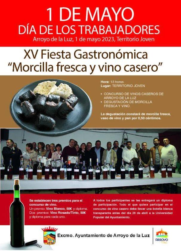 Vuelve la Fiesta Gastronómica 'Morcilla fresca y vino casero'