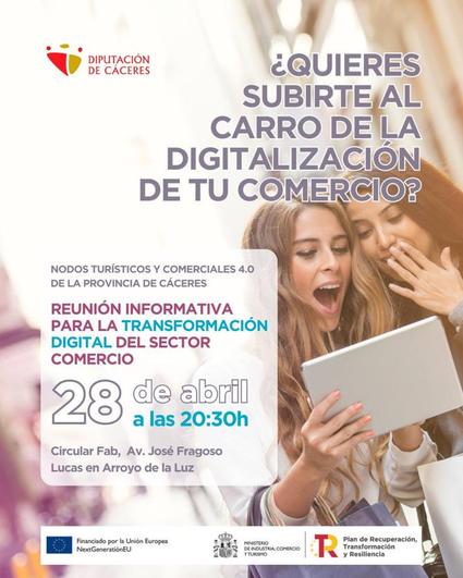 Reunión informativa para la Transformación Digital del Sector Comercio
