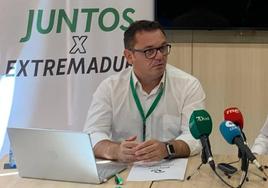 Raúl González Holgado, candidato a la alcaldía de Arroyo de la Luz por Juntos por Arroyo.