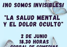 El Corral de Comedias acoge una charla sobre la salud mental