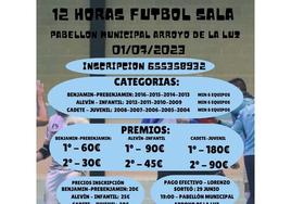 Llegan las 12 Horas de Fútbol Sala