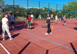 Uno de los grupos del Cerro durante la actividad.