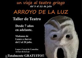 Arroyo de la Luz se acerca al teatro clásico con el Taller de Teatro Ceres