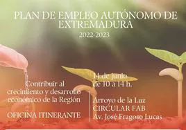 ATA da a conocer el Plan de empleo Autónomo de Extremadura en Arroyo de la Luz