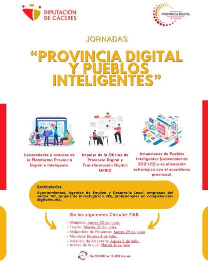 Imagen principal - Los Circular FAB acogerán las I Jornadas Provincia digital y pueblos inteligentes