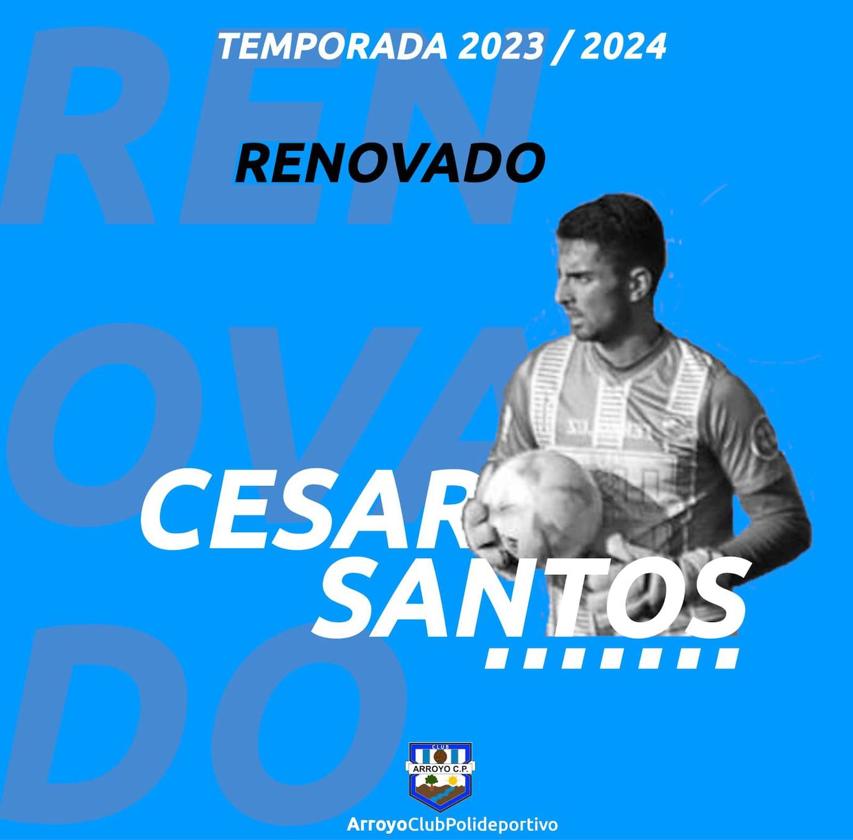 César Santos renueva con el Arroyo CP