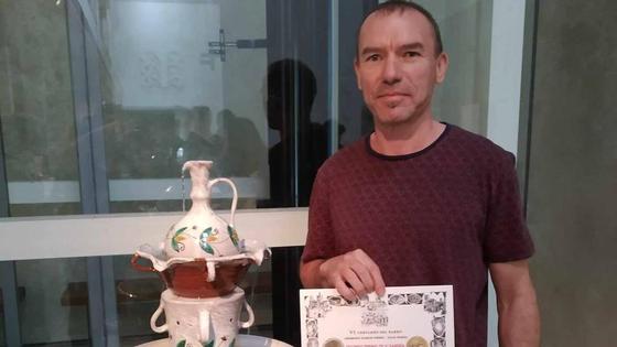 Juan José Pajares obtiene el segundo premio en el Certamen del Barro 'Herminio Ramos Pérez'
