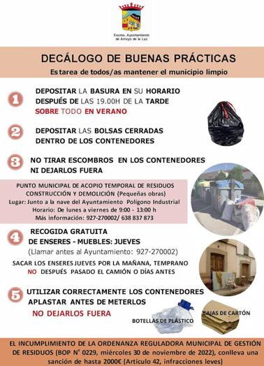 Imagen principal - Desde el Ayuntamiento se recuerda la forma correcta de usar los contenedores de basura