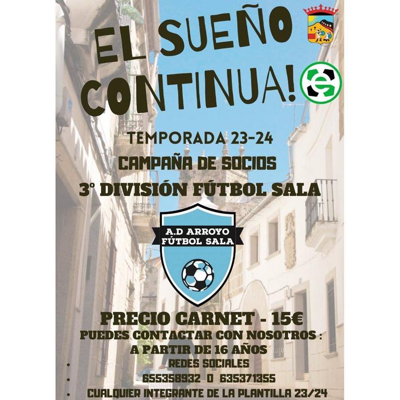 El Arroyo FS comienza con la campaña de socios