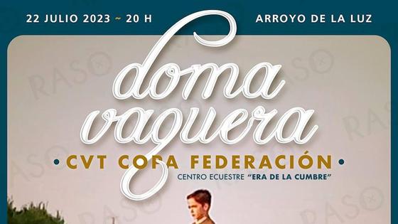 Arroyo de la Luz acogerá el Concurso Territorial de Doma Vaquera