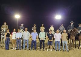 21 jinetes participaron en el Concurso Territorial de Doma Vaquera
