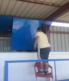 Imagen secundaria 2 - La directiva del Arroyo CP ha estado trabajando para poner a punto las instalaciones