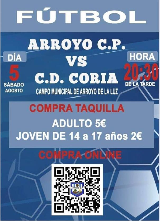 El Arroyo CP comienza la pretemporada frente al CD Coria