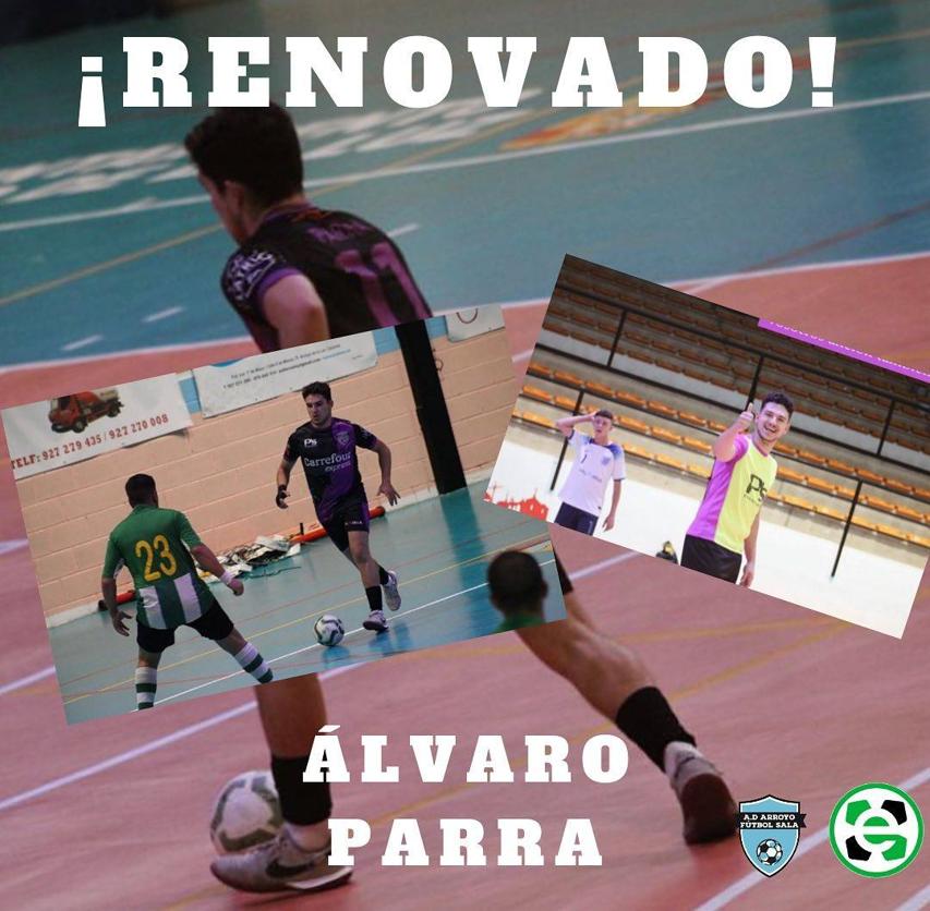 Álvaro Parra renueva con el Instalaciones Térmicas Talavera AD Arroyo FS
