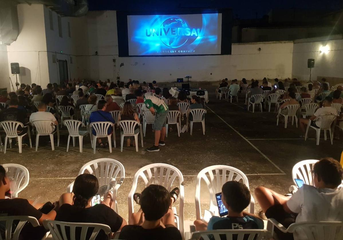 Una de las proyecciones del festival de cine de terror.