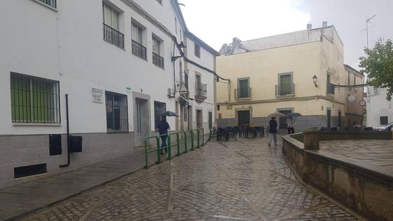 Llegó la lluvia a Arroyo de la Luz