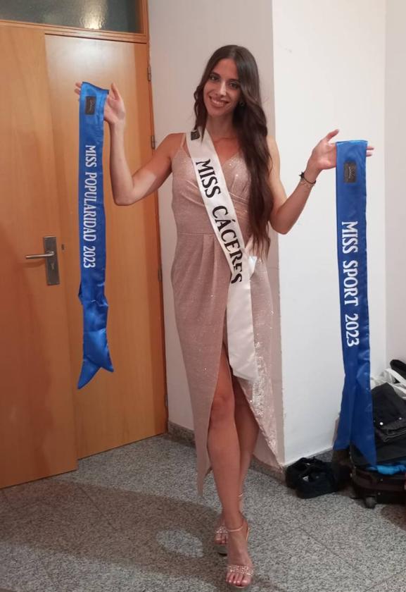 Marta Roldán; Miss Cáceres, Miss Popularidad y Miss Sport 2023
