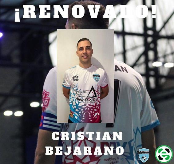 Cristian Bejarano renueva con el Arroyo FS