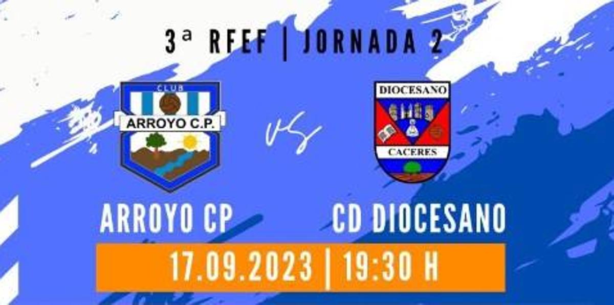 El Arroyo recibe al Diocesano para la segunda jornada de liga