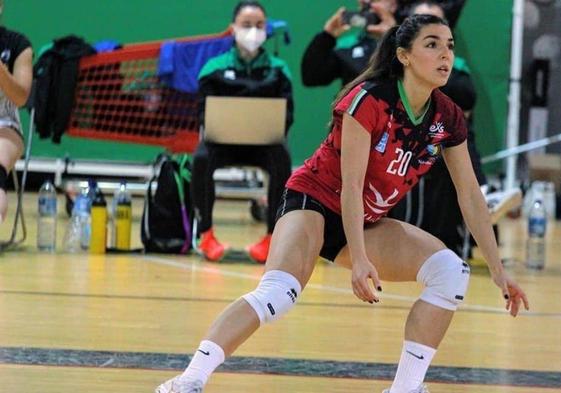 Fotografía de archivo. Nerea durante un partido con el Extremadura Arroyo.