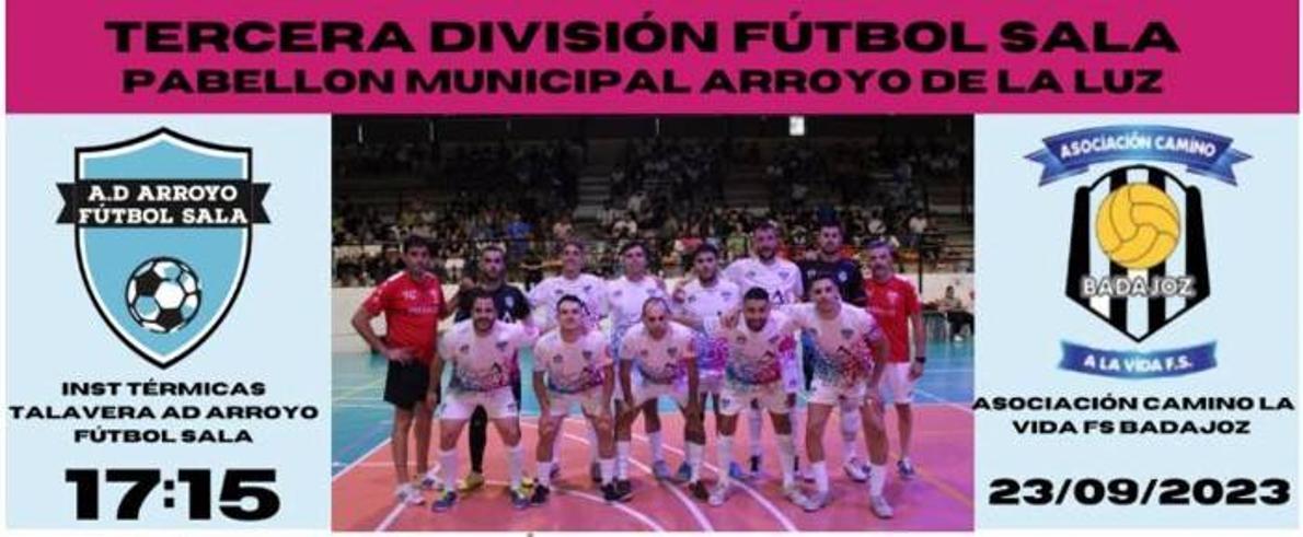 El Arroyo FS busca sumar sus 3 primero puntos en casa