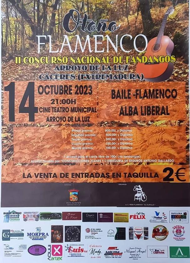 Noche de flamenco en Arroyo de la Luz