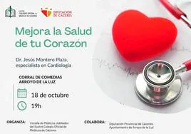 El Corral de Comedias acoge la conferencia 'Mejora la salud de tu corazón'