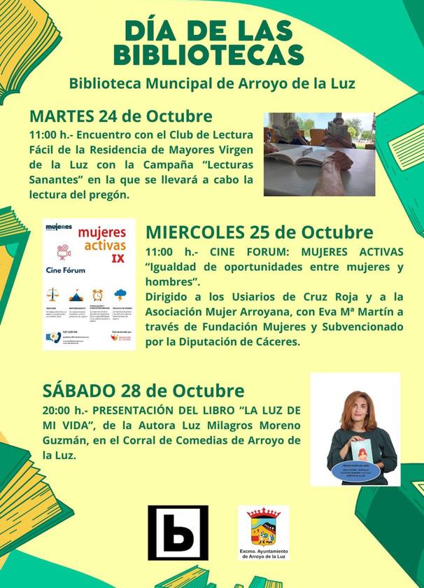 Arroyo celebra varios actos para conmemorar el Día de las Bibliotecas