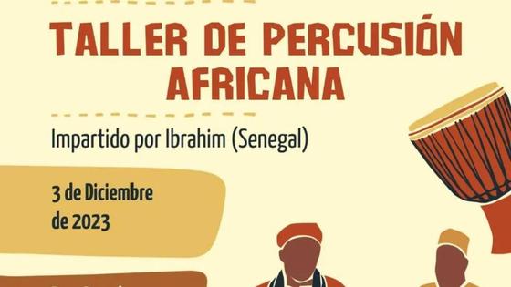 El ECJ acoge un taller de percusión africana