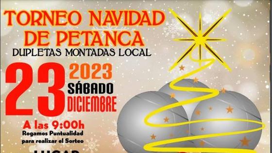 Vuelve el Torneo de Navidad de Petanca de Arroyo de la Luz