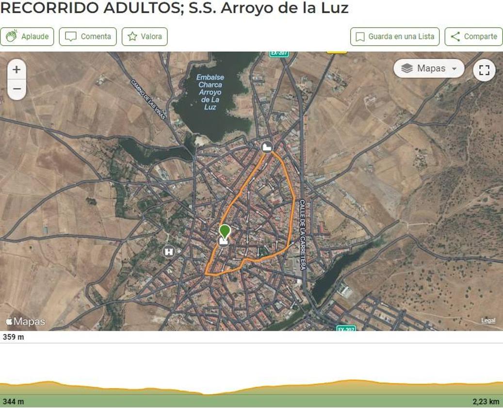Imagen principal - Recorrido de la San Silvestre Arroyana
