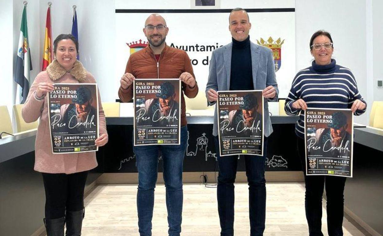 Paco Candela estará en concierto en Arroyo de la Luz