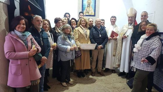 Inaugurado un nuevo quemador de velas en el Santuario de Ntra. Sra. de la Luz