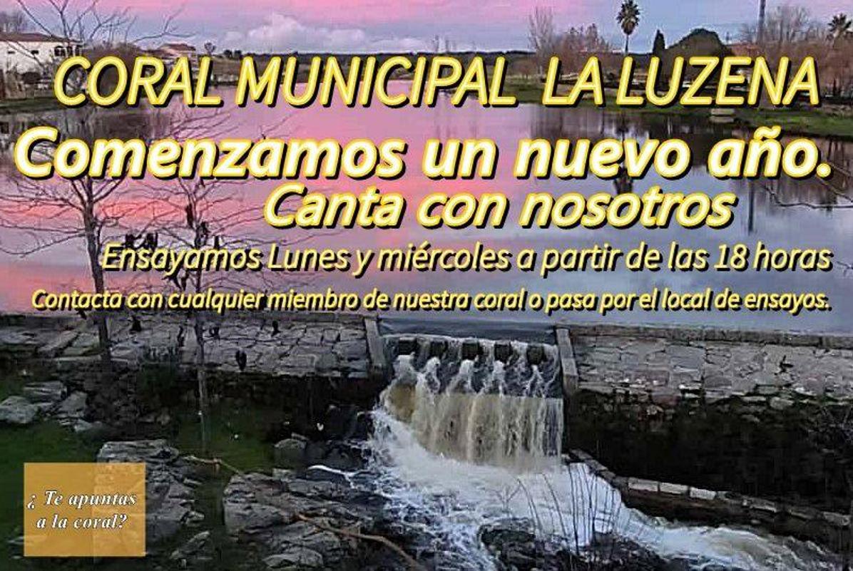 Imagen principal - La Coral Municipal &#039;La Luzena&#039; busca nuevos miembros