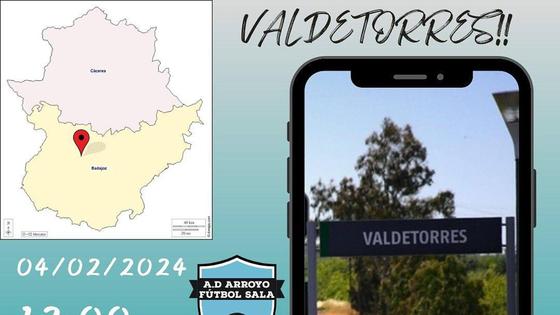 El Arroyo FS luchará por los 3 puntos ante el Valdetorres